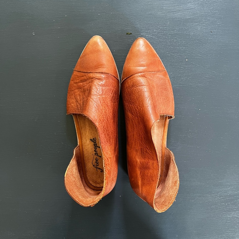 Free people leather mules